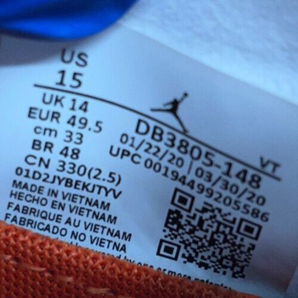 Nike Air Jordan Trunner Ultimate Florida Gator PE White Blue Team Issued Mens 15 - Picture 10 of 13